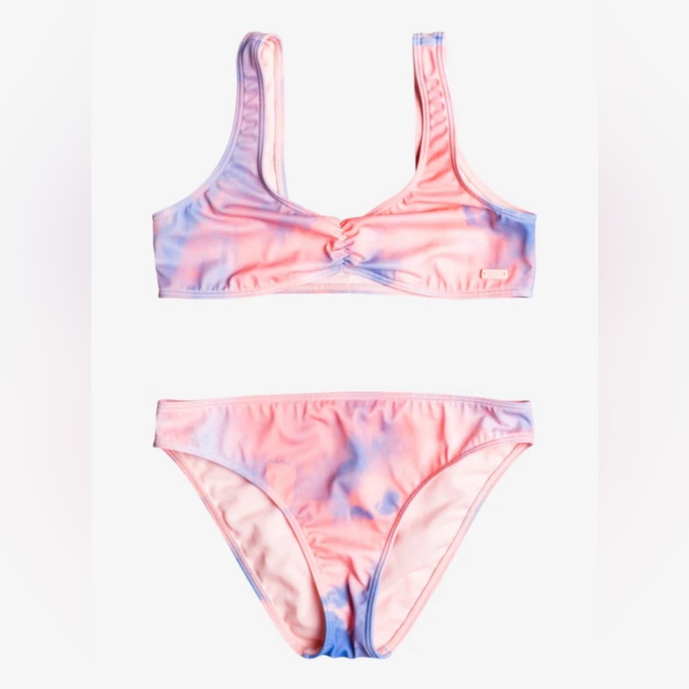 Roxy Girls Malibu Story Bralette Bikini Set - size 10